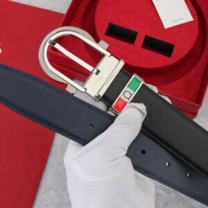 Ferragamo Double Knot Belt - Both sides usable, width 3.5cm